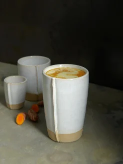 becher cafe latte, milk foam