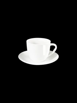 cappuccinotasse mit unterteller