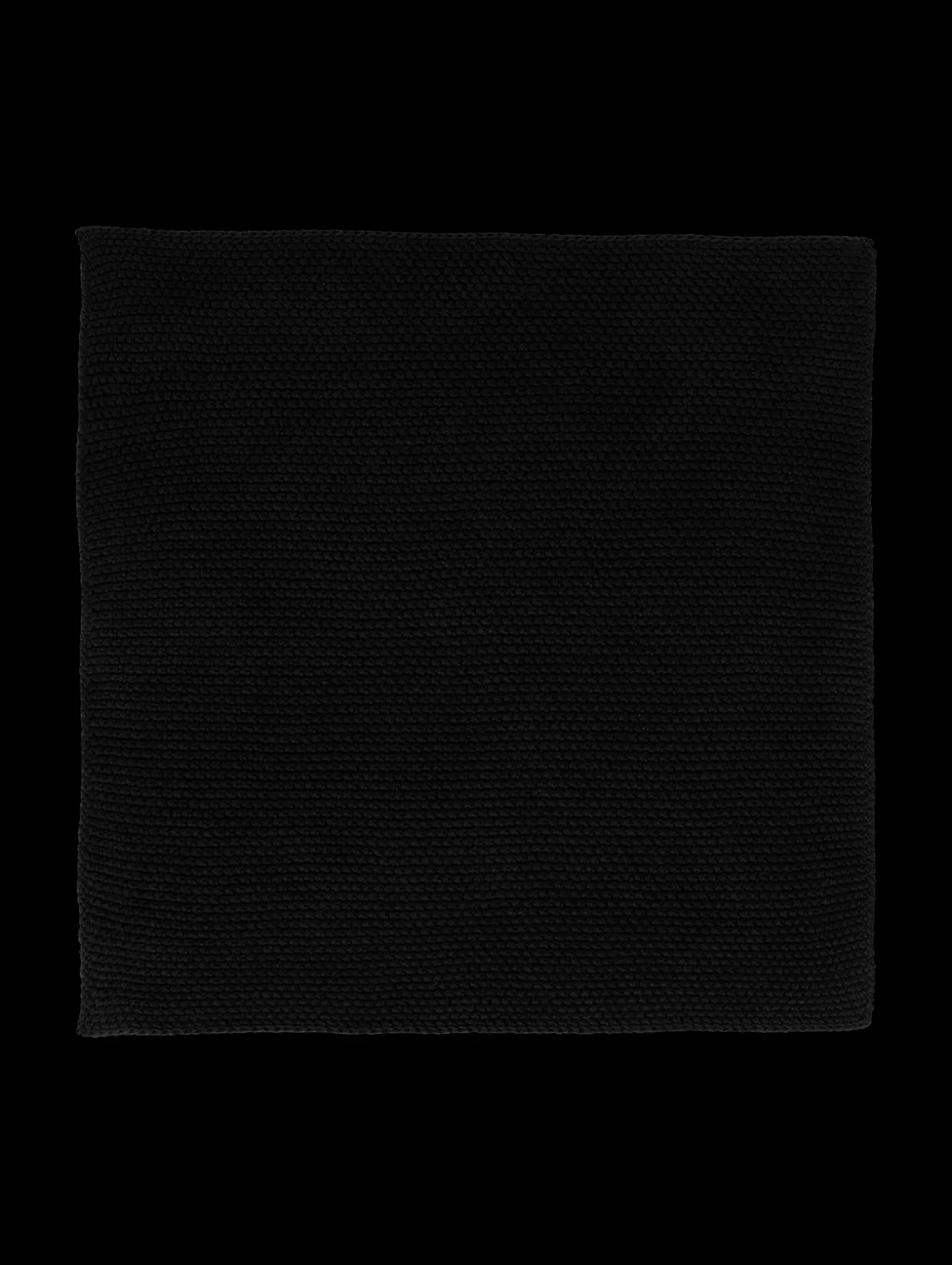 2er set baumwolltuch gestrickt, schwarz
