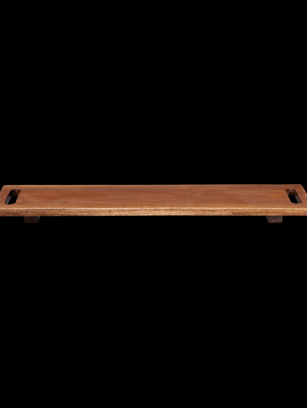 holzboard auf füßen, akazie