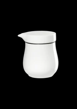 sauciere mit deckel, doppelwandig