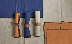 serviette, ginger