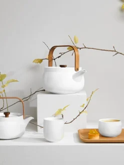 teeschale, white